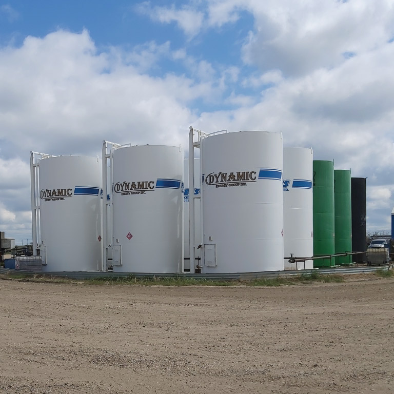 A tank farm from Dynamic Energy Group